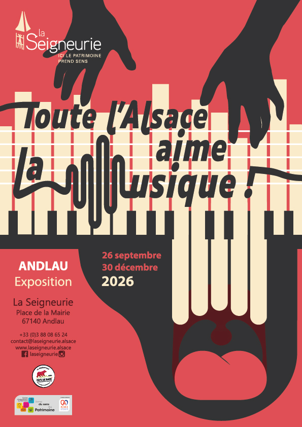 Affiche de l'exposition "Toute l'Alsace aime la musique"