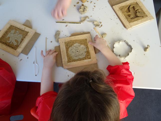 Atelier parent/enfant poterie à La Seigneurie, Andlau