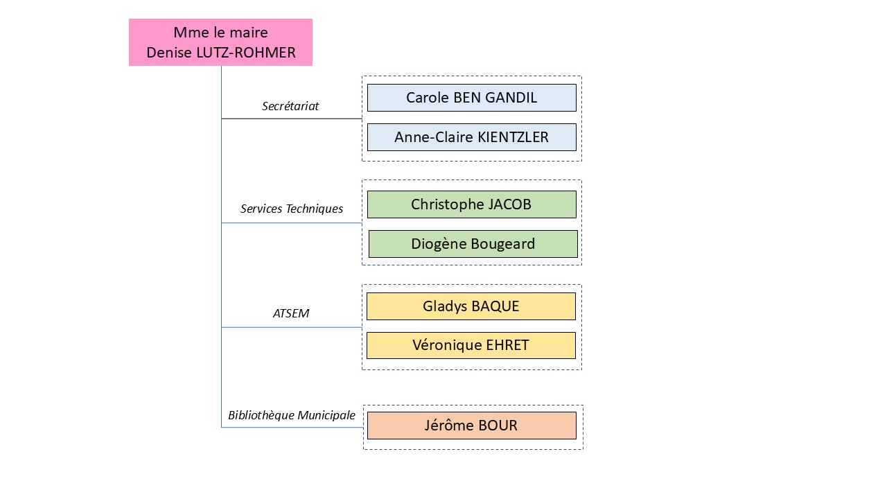 Organigramme des services