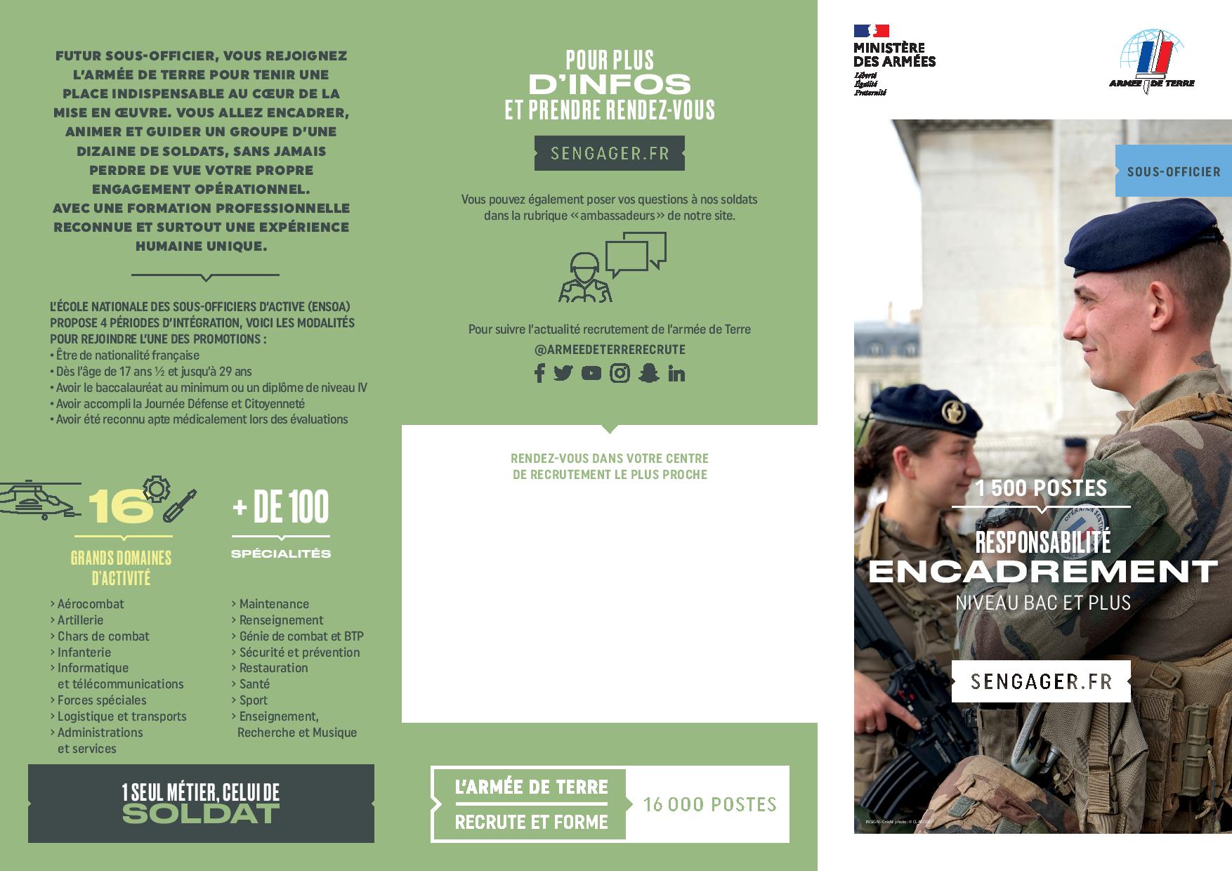 recrutement armée de terre 1