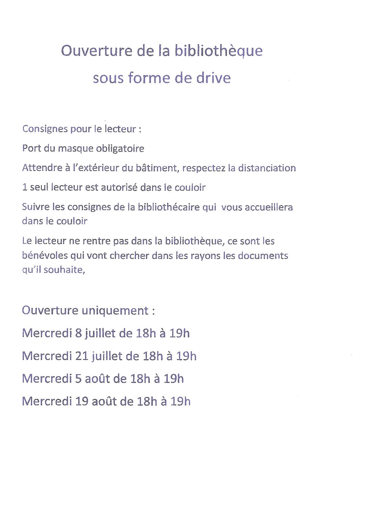 bibliothèque drive