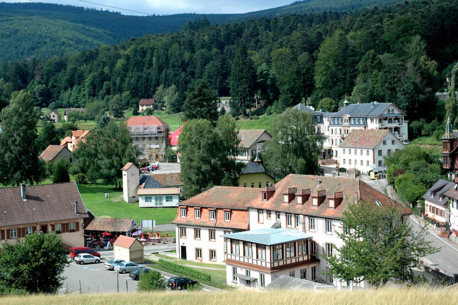 Vue du centre du village