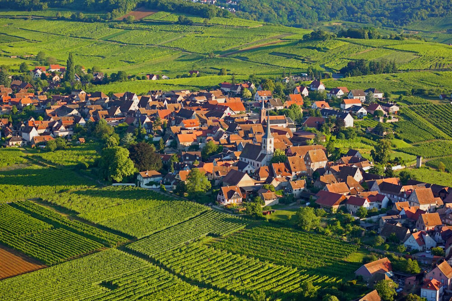 village vue du ciel