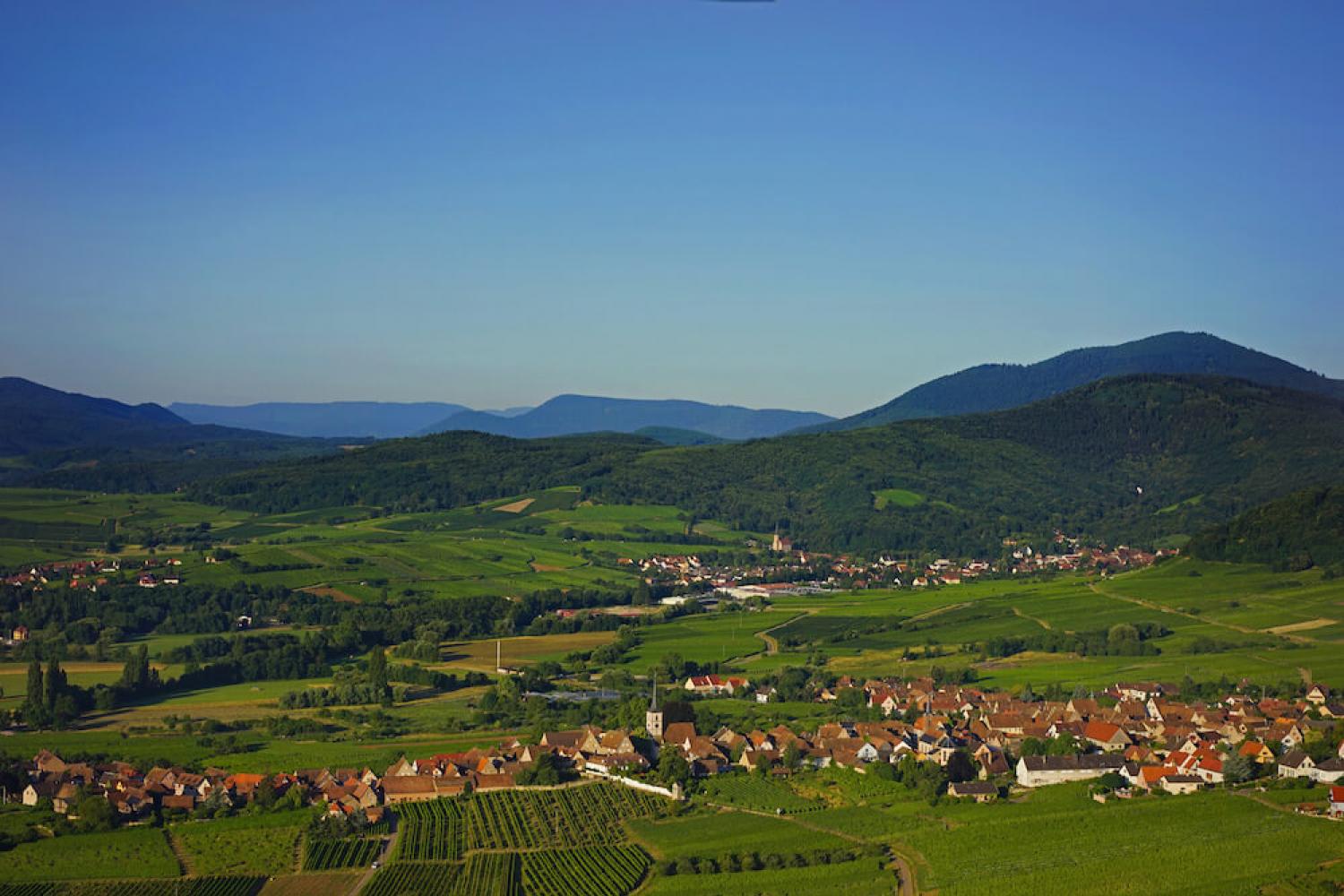 village vue du ciel