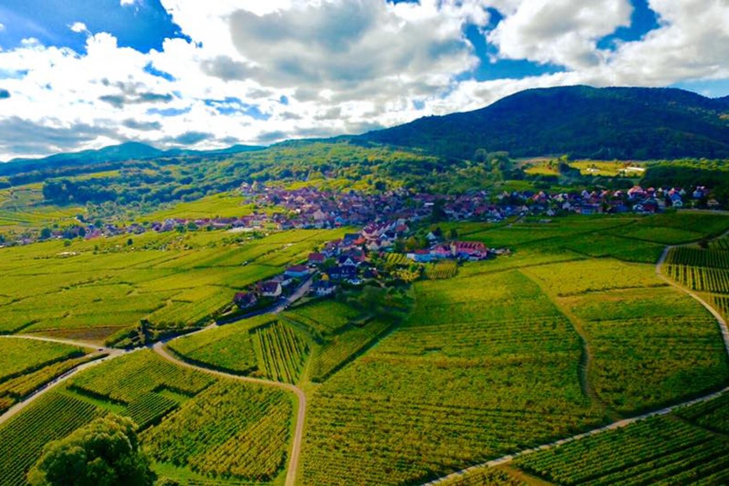 Vue aérienne de Heiligenstein - Photo : Olivier HERBETH