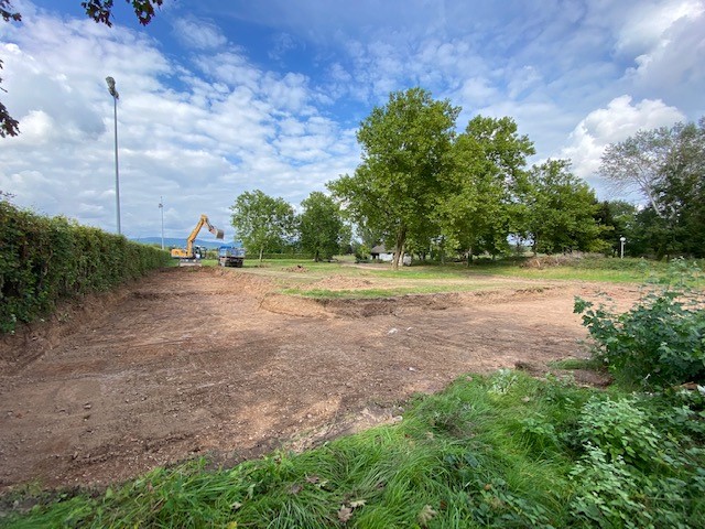 Photo travaux - aire de Dambach-la-Ville