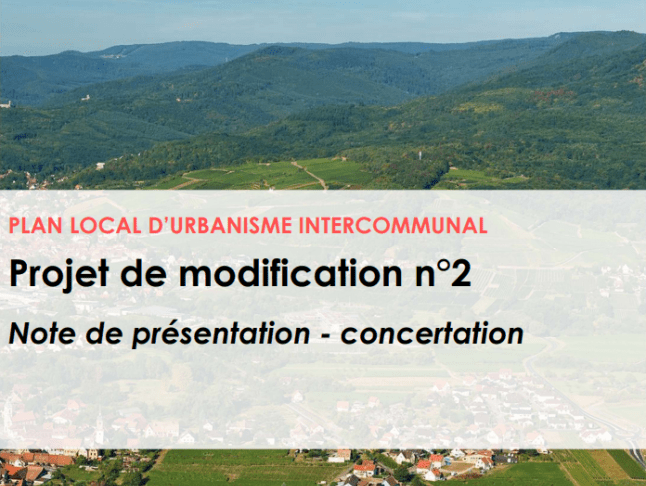 Projet de modification n°2
