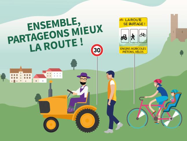 La route se partage